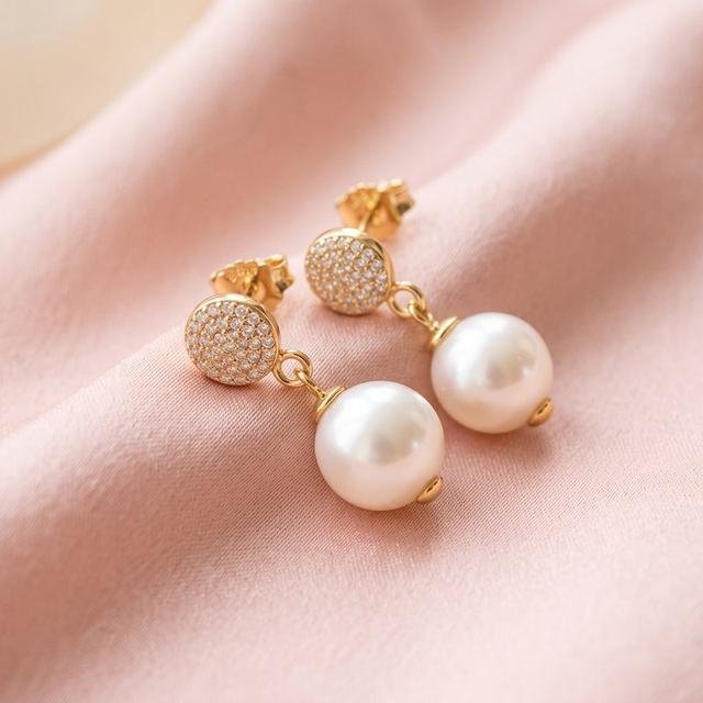Pearl Drop Earrings 1